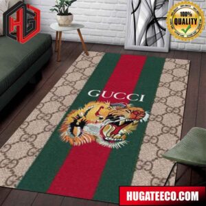 Gucci Rug Carpet With Traditonal Design And Mighty Tiger Fashion And Power Style For Bedroom And Living Room