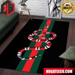 Gucci Rug Carpet With Tranditional Design And Patterned Serpent Fashion And Innovation Home Decor For Bedroom And Living Room