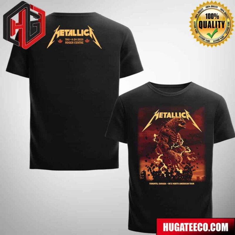 Metallica M72 Toronto Night 1 April 24 2025 At Rogers Centre Merchandise T-Shirt