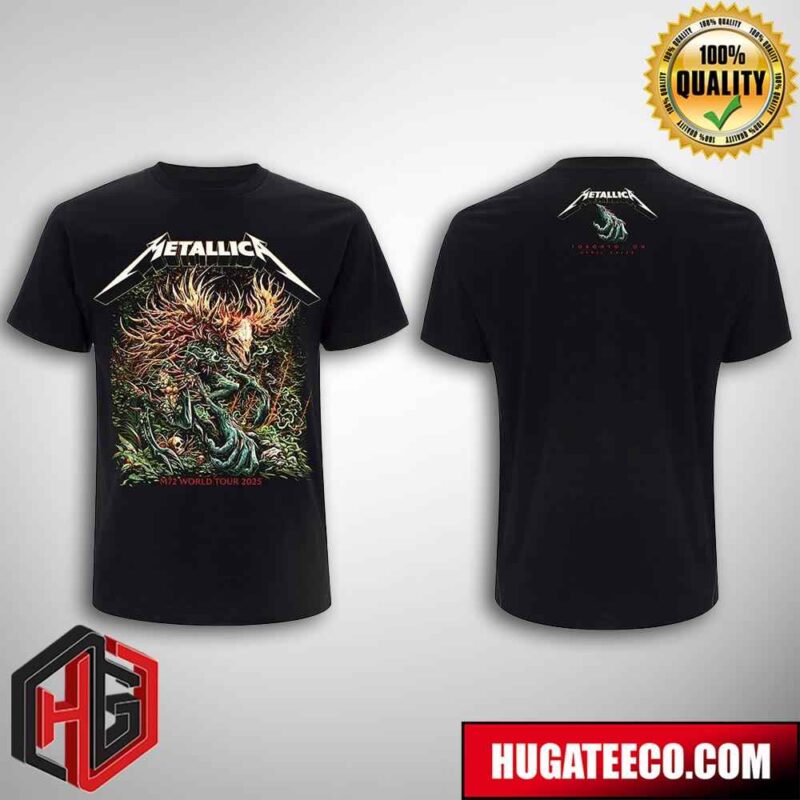 Metallica M72 World Tour 2025 Toronto April 24-26 2025 Rogers Centre Toronto Ontario Canada Two Sides Unisex T-Shirt