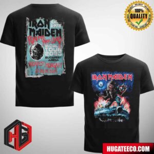 Iron Maiden Bupdapest Hungary Run For Your Lives World Tour 2025 At Bupdapest Arena On May 27-28 Merchandise Two Sides Unisex T-Shirt