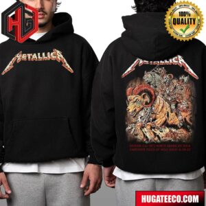 Metallica M72 Denver 2025 Exclusive Hoodie Night 2 In Denver CO On June 29 At Empower Field at Mile High Infernal Ride Merchandise Two Sided Unisex T-Shirt
