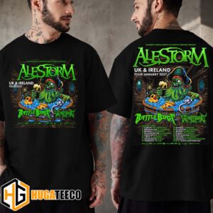Alestorm UK And Ireland Tour  2027 For January Dates Tour With Battle Beast And Wizardthrone Unisex T-Shirt